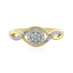 Bague en or et Diamant Flawless (F) (LUCENT DIAMONDS)