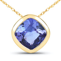 Collier en or et Tanzanite