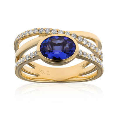 Bague en or et Tanzanite AAA (CIRARI)