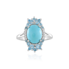 Bague en argent et Turquoise Sleeping Beauty