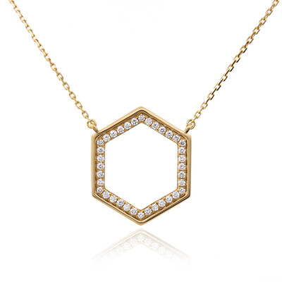 Collier en or et Diamant Flawless (F) (LUCENT DIAMONDS)