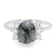 Bague en argent et Obsidienne Flocon-de-Neige