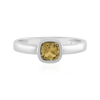 Bague en argent et Citrine