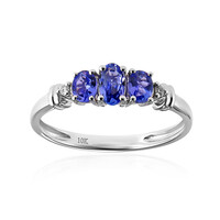 Bague en or et Tanzanite AAA