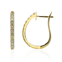 Boucles d'oreilles en or et Diamant fancy SI2 (CIRARI)