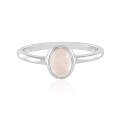 Bague en argent et Quartz rose