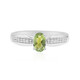 Bague en argent et Tourmaline verte