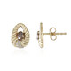 Boucles d'oreilles en or et Diamant champagne I2 (de Melo)