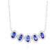 Collier en argent et Tanzanite