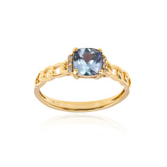 Bague en or et Tanzanite non chauffée (CIRARI)