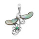 Pendentif en argent et Coquillage d'Abalone (Desert Chic)