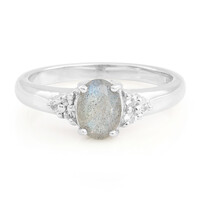 Bague en argent et Labradorite