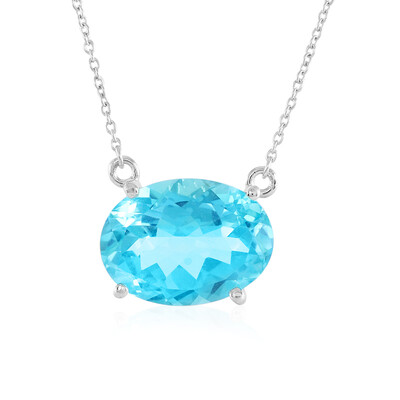 Collier en argent et Topaze Paraiba