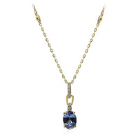 Collier en or et Tanzanite non chauffée (CIRARI)