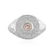 Bague en argent et Morganite