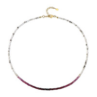 Collier en argent et Rubis