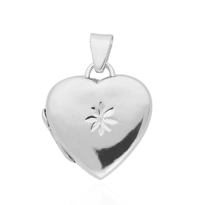 Pendentif en argent et Diamant PK (H)