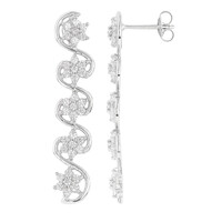 Boucles d'oreilles en argent et Zircon