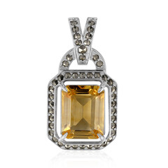 Pendentif en argent et Citrine (Annette classic)