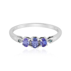 Bague en argent et Tanzanite