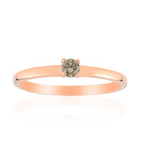 Bague en or et Diamant rose de France SI1 d'Argyle 