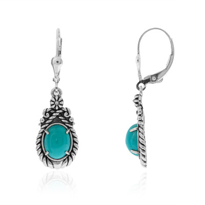 Boucles d'oreilles en argent et Turquoise (Desert Chic)