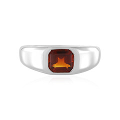 Bague en argent et Citrine Madère