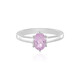 Bague en argent et Kunzite