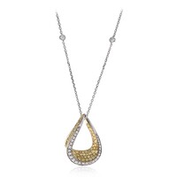 Collier en or et Diamant SI2 jaune (CIRARI)