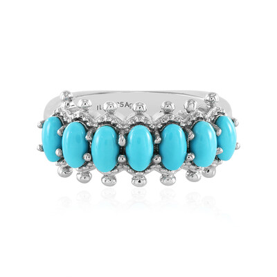 Bague en argent et Turquoise Sleeping Beauty (Dallas Prince Designs)