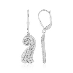 Boucles d'oreilles en argent et Zircon (SAELOCANA)