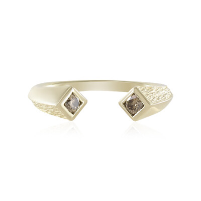 Bague en or et Diamant champagne I2 (de Melo)