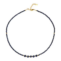 Collier en argent et Saphir bleu