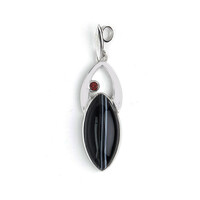 Pendentif en argent et Agate