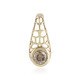 Pendentif en or et Diamant champagne I2 (Ornaments by de Melo)