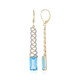 Boucles d'oreilles en or et Topaze de Marambaia (SUHANA)