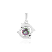 Pendentif en argent et Quartz mystique