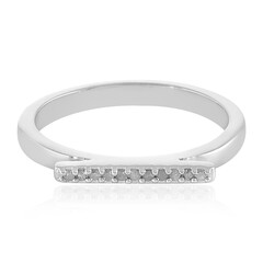 Bague en argent et Diamant I3 (I)