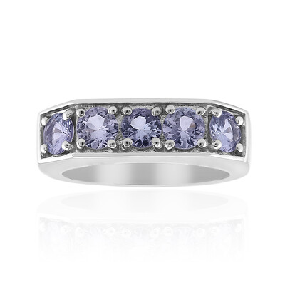 Bague en argent et Tanzanite non chauffée