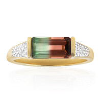 Bague en or et Tourmaline multicolore