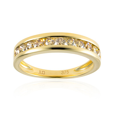 Bague en or et Diamant champagne SI2