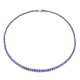 Collier en argent et Tanzanite (Gems en Vogue)