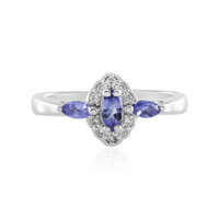 Bague en argent et Tanzanite