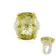 Bague en argent et Quartz de l'Ouro Verde (Gems en Vogue)