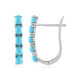 Boucles d'oreilles en argent et Turquoise Sleeping Beauty