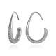 Boucles d'oreilles en argent et Zircon