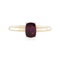 Bague en or et Grenat magenta