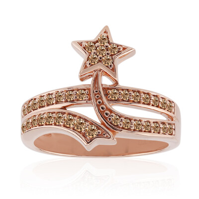 Bague en or et Diamant rose de France SI1 d'Argyle  (Annette)