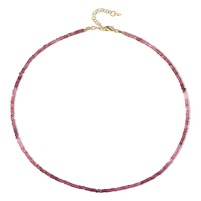 Collier en argent et Tourmaline rose du Nigéria