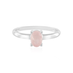 Bague en argent et Quartz rose